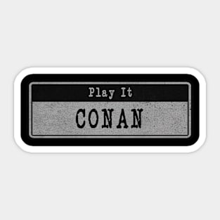 Conan // Vintage Fanart Sticker